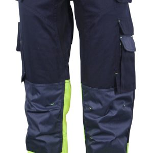 Beeswift Deltic Hi-vis Two-tone Trousers Saturn Yellow/Navy