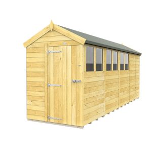 5ft x 17ft Apex Shed