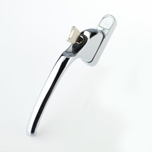 Yale Inline Locking PVCu Window Handle Polished Chrome