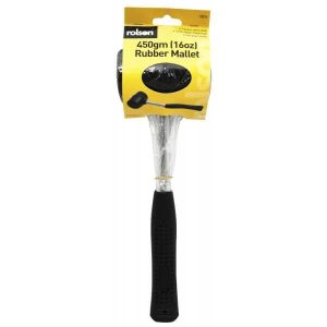 Rolson 16oz Rubber Mallet Tubular Steel Shaft 10514