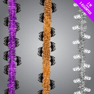 10584 Choice fo 3 Halloween Tinsel