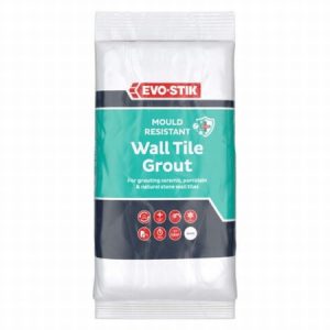 Evo-Stik Fast Set Waterproof Tile Grout White 1.5kg