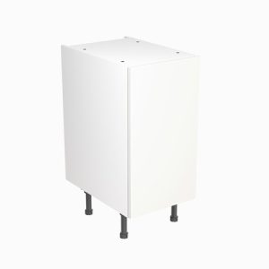 Kitchenkit Slab Base Unit 400mm – Gloss White