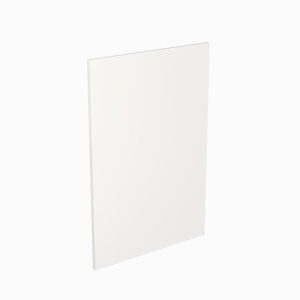Kitchenkit Slab Panel Base End 600mm – Gloss White