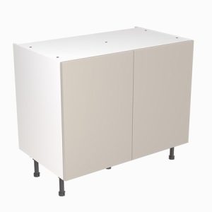 Kitchenkit Value Slab Base Unit 1000mm – Matt L/Grey