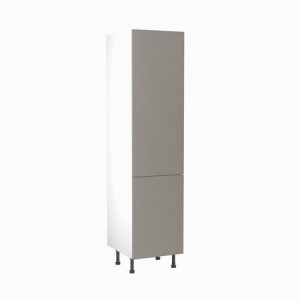 Kitchenkit Slab Tall Unit Larder 500mm – Gloss Dust Grey