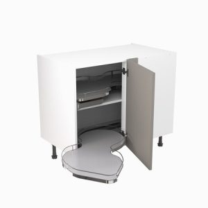 Kitchenkit Shaker Base Unit Corner Po 1000mm – Matt Dust Grey