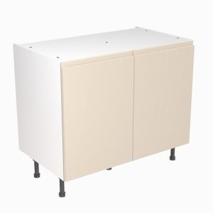 Kitchenkit J Pull Base Unit 1000mm – Gloss Cashmere