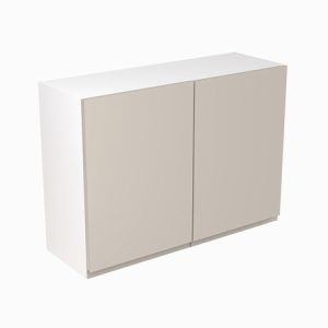 Kitchenkit J Pull Wall Unit 1000mm – Matt Light Grey