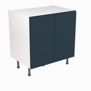 Kitchenkit J Pull Base Unit 800mm – Matt Indigo Blue