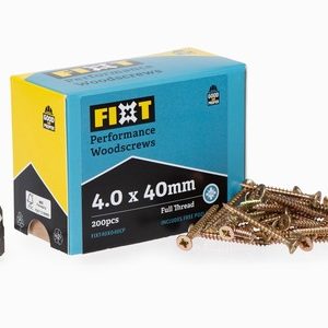 FIXT Performance Woodscrews ZYP 4.0x40mm (200)