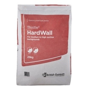 British Gypsum Thistle Hardwall Plaster 25kg