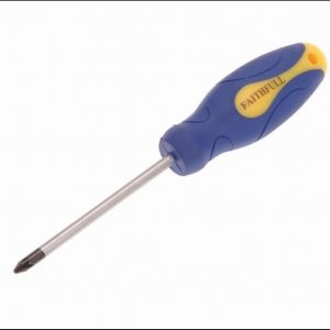 Faithfull Soft Grip Pozi Screwdriver No2 x 100mm