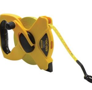 Stanley Open Reel Fibreglass Tape 30m/100ft (Width 13mm)