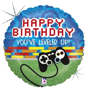 36020H-PBB Balloon Foil Game Controller Birthday 18″