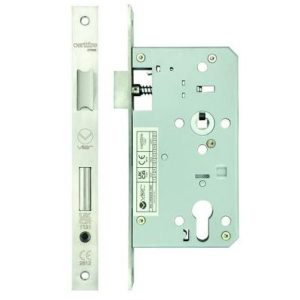 Mortice Sashlock Euro DIN 72cc 60/90mm SS (EACH)