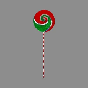 58748 12cmx38cm Lollipop decoration Red & Green