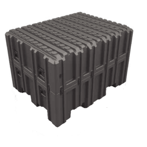 SuproBox R Series 160125-6154F Case with Forklift Skids