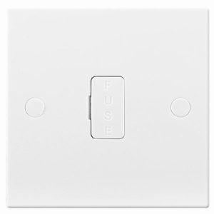 BG Square Edge Unswitched Spur Unit 13amp