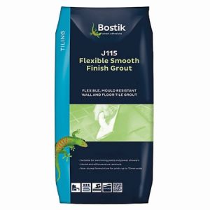 Bostik J115 Flexible Smooth Grout Graphite 5kg