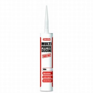 Evo-Stik Trade Multi Purpose Silicone Sealant Clear C20