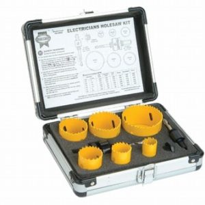 Faithfull Universal Varipitch Holesaw Electricians Kit