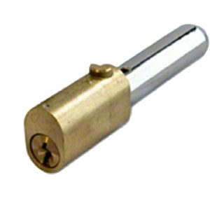 Bullet Lock Oval Keyed Alike 55mm Pin Brass (EACH)