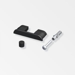 ALFER Coaxis Wall Fixing Kit 35.5mm Black (PACK)