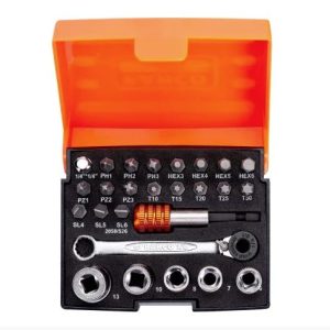 BAHCO 1/4 Drive Ratchet Set 26pc (SET)
