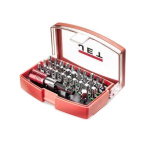 BC_32D JET TOOLS 1/4″ Bit Set, TORX Without Holes, 32 Pieces
