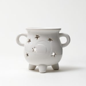 Cauldron Ceramic Burner – White
