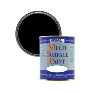 Bedec Multi Surface Paint Black Gloss 2.5L