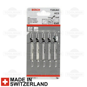 Bosch 5 Pce T101AO Jigsaw Blade Pack
