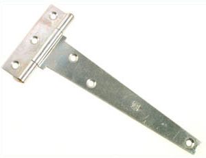 Tee Hinge 150mm Brass Pin Electro Galvaised (HINGE)