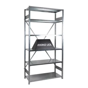 Expo 4 Galvanised Open Bay – 200mm Hx 1000mm Wx 600mm D