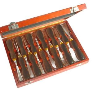 FAITHFULL Woodcarving Set In Case 12pc (SET)