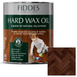 FIDDES Hard Wax Oil Quick Dry Int Rustic Oak 1.0l (EACH)