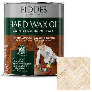 FIDDES Hard Wax Oil Quick Dry Int White 2.5l (EACH)