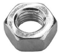 Nut Hexagonal Full 1/4 Whitworth Zinc Plated (EACH)