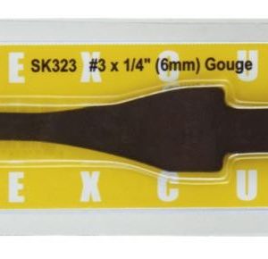 FLEXCUT SK323 476626 Sk Gouge No3 x 1/4in (6mm) (EACH)