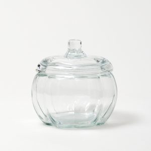 Large Clear Pumpkin Glass – Box of 4
