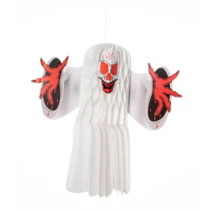 HA248933 38cm Hanging Honeycomb Ghost