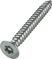 HAFELE 010.93.043 6lobe Pin CSK Security Screw 4.2×32 Stainless (EACH)