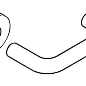 HEWI 111ELT Lever Handle Rose 20mm 1/2 Set (Fem) White (EACH)