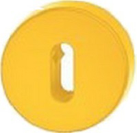 Escutcheon Key (52×9) Yellow Nylon (PAIR)