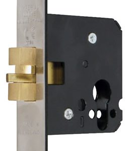 Euro Prof Sliding Door Mortice Lock 76mm SS (EACH)