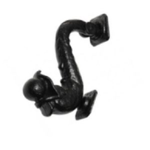 KIRKPATRICK 571 571 Door Knocker Dolphin 203mm Antique Black (EACH)