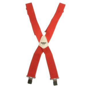 KUNYS KUNSP17R Braces Plain Red (EACH)