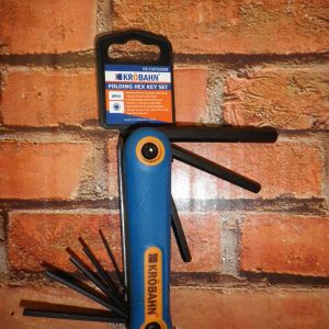Krobahn 8PCE Folding Hex Key Set