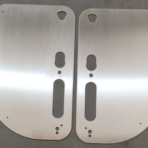 Backplate For Slim XS4 180mm Stainless Steel (PAIR)